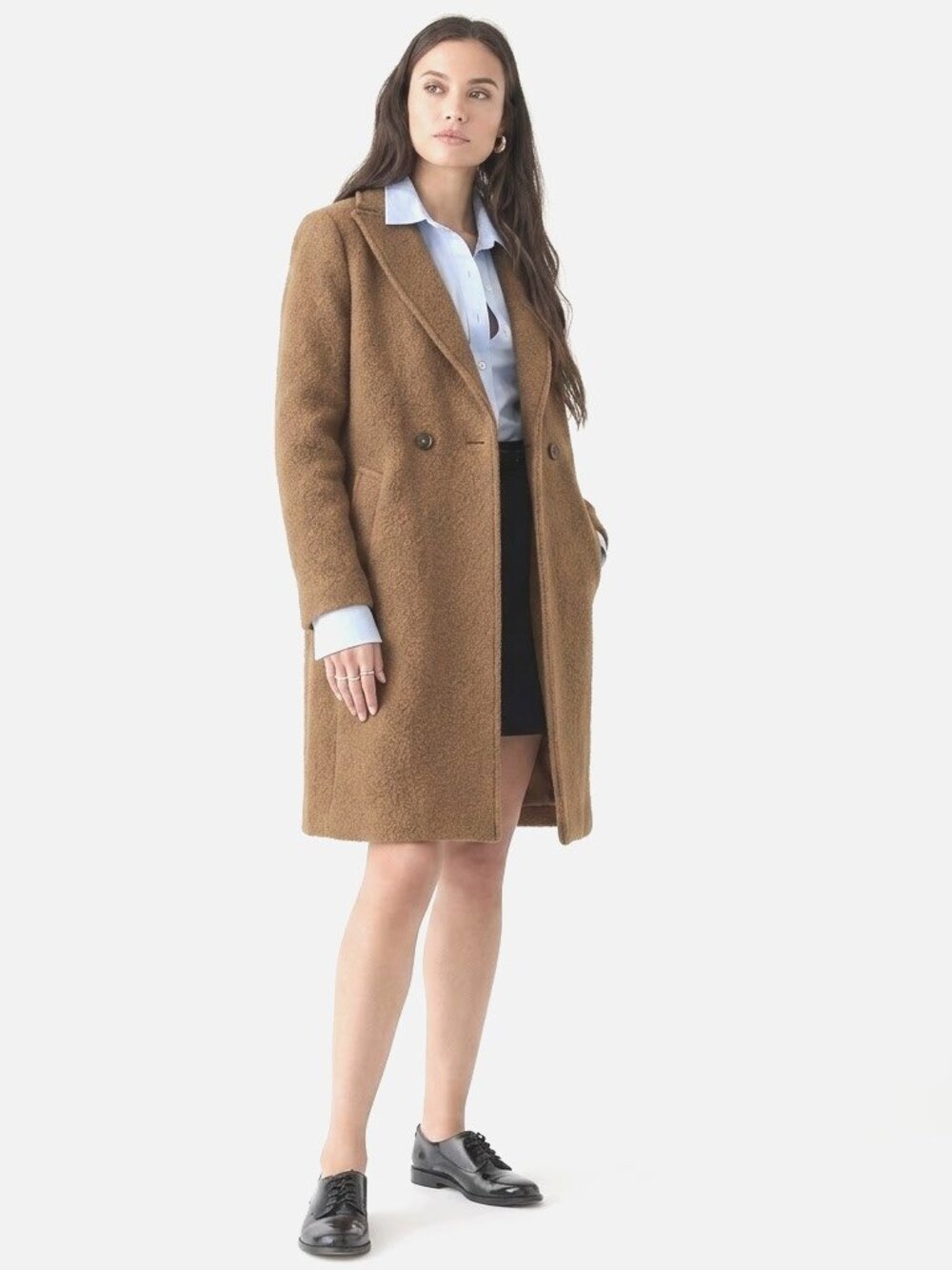 J. Crew Women's Daphne Topcoat in Autumn Biscuit